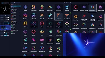 LaserCube and LaserOS Effects for Band Lighting