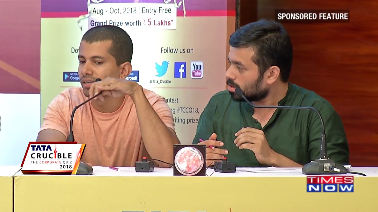 Tata Crucible Corporate Quiz 2018 - Goa