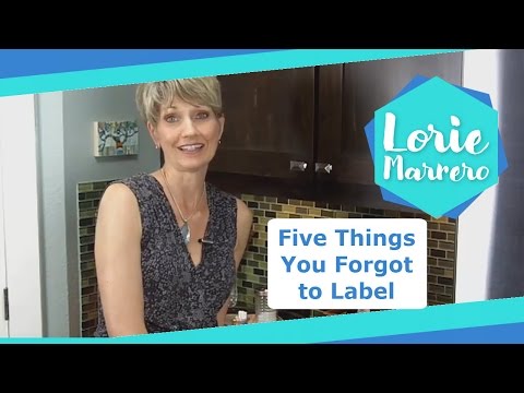 Five Things You Forgot to Label