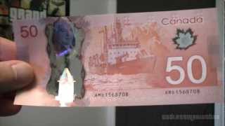 Canada's New $50 Dollar Polymer Banknote