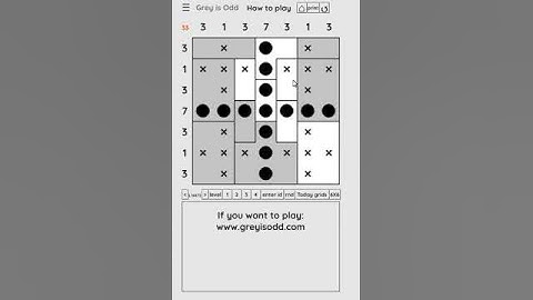 Today grids. Solution level 1 7X7 dated 1-24-2024