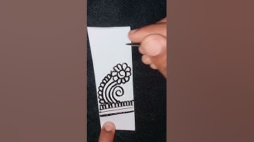 Mehndi class Day55/ How to learn Mehndi for Beginners class #55\ learn to draw henna#Shorts