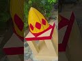 Beautiful DIY Temple Makeover: From Raw Cement to Golden Shine ✨ #shortsfeeds #shorts