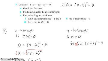 IB SL Math Topic 2 2 1 1 Using the Calculator to Measure Functions