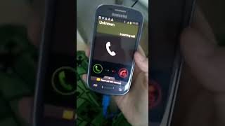 Samsung Galaxy S3 Mini Incoming Call Resimi