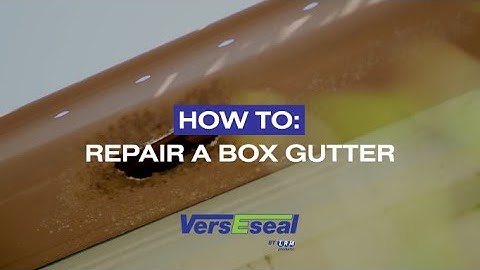 How to Repair Rusted Gutters & Box Gutters with VersEseal | Waterproofing Demo & Tips