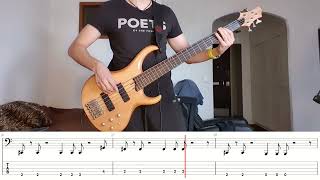 Poets of the Fall - Clear Blue Sky Bass Cover With Tabs