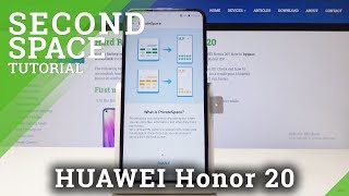 How to Open Private Space in HUAWEI Honor 20 - Personal Desktop Activation