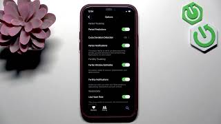 كيفية إعداد تقديرات الإباضة على الآيفون screenshot 1