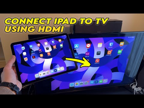 vold Tilbagekaldelse skrot How To Connect iPad to TV Using HDMI Cable (iPad, Air, Pro) - YouTube