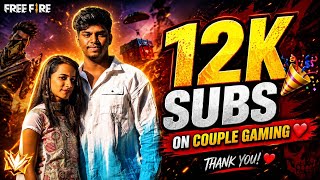 4 V 4 CLASH SQUAD CUSTOM REACTION || COUPLES GAMING LIVE || ROAD TO 13K  FAMILY || @couplesgaming04 screenshot 2