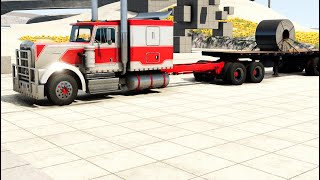 BeamNG Drive - T83 Stretch Truck Suspension Testing