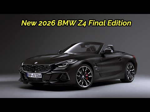 New 2026 BMW Z4 M40i Final Edition - FIRST Look! Exterior and Interior