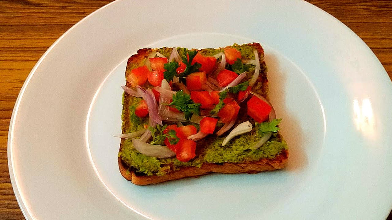 Salsa Ridge Gourd Toast/Salsa Turai Chutney Toast/Salsa Heerekayi