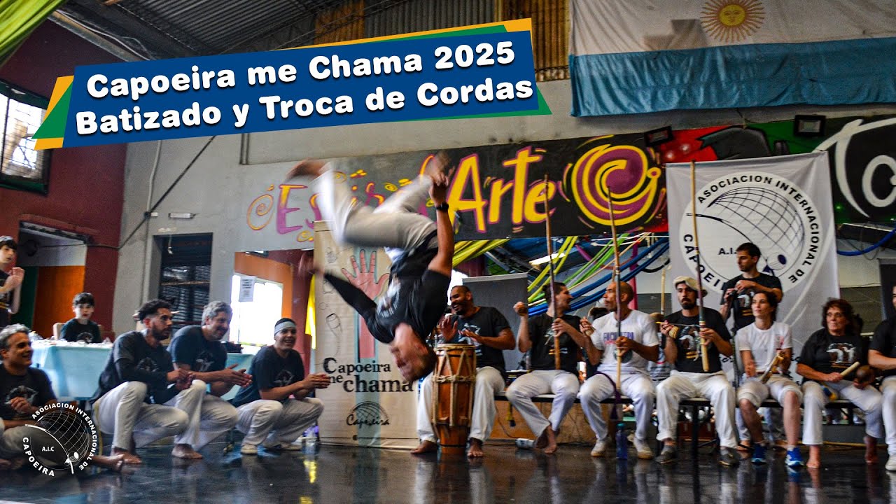 Capoeira me Chama 2025 - Batizado de Balançou, No Meu Galho y Semente da Capoeira (7/12/2025)