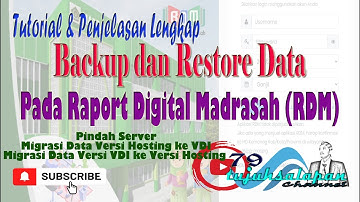 Tutorial Lengkap Backup dan Restore RDM|Pindah Server, Migrasi RDM Hosting Ke VDI, VDI ke Hosting