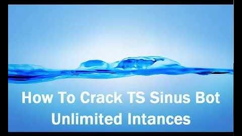 TS3 Sinus Bot Cracked Unlimited Intances