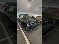 Murdered out 57’ Chevy! #gm #custom #restored #classic #dragcar #mecumauctions #musclecar#blackedout