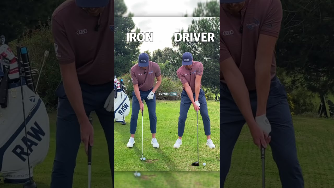 Driver Vs Iron The Set Up Explained In 30 Seconds Shorts Golf