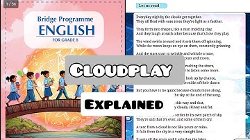 Cloudplay Poem in Hindi | Class 8 | English Bridge Program | Week 4 | CBSE Board | NCERT Syllabus