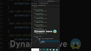 Html CSS tutorials | Dynamic waves