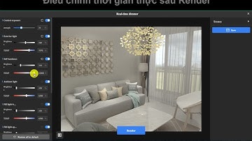 Edit hiệu ứng thời gian thực sau Render