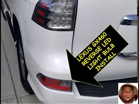 Lexus GX Reverse light bulb remove and install