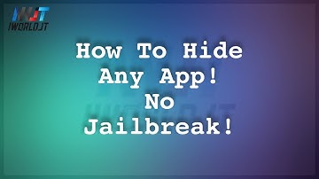 How To Hide Any App On iPhone! No Jailbreak!