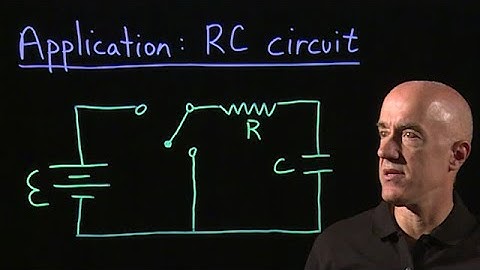 RC circuit differential equation | Lecture 9 | Differential Equations for Engineers