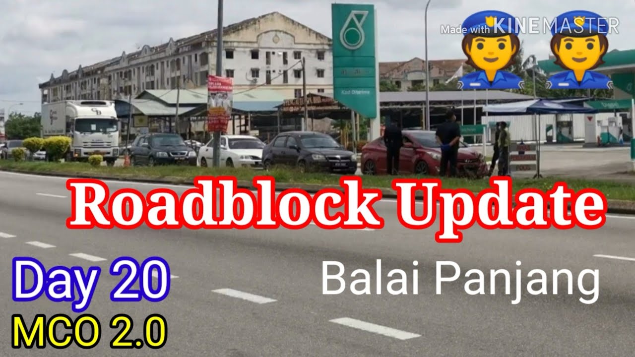Mco Mcomalaysia Coronaviruscovid19 Melaka Day 20 Roadblock Traffic Update Balai Panjang Youtube
