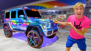 WOLRDS FIRST COLOR CHANGING CAR!! (Spy Wagon Wrap Revealed)