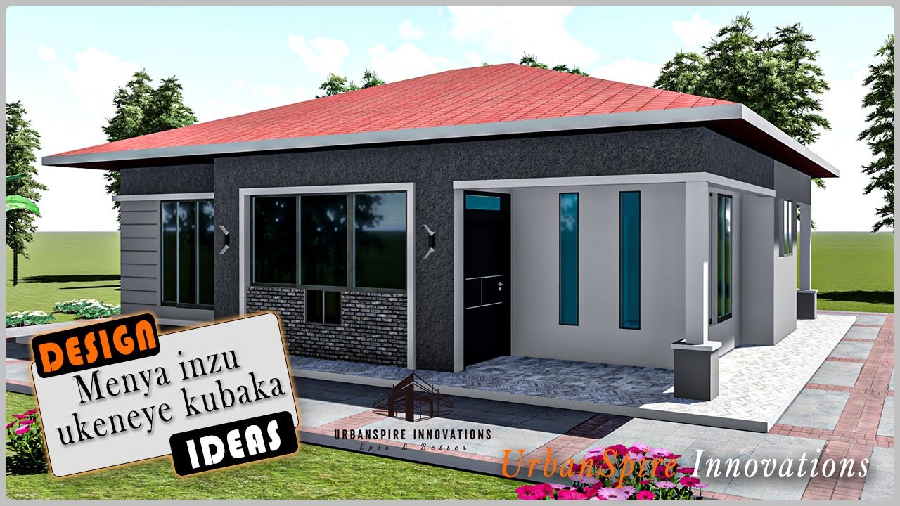 Inzu nziza wakubaka itaguhenze mu Rwanda Modern house design ideas #006 ...