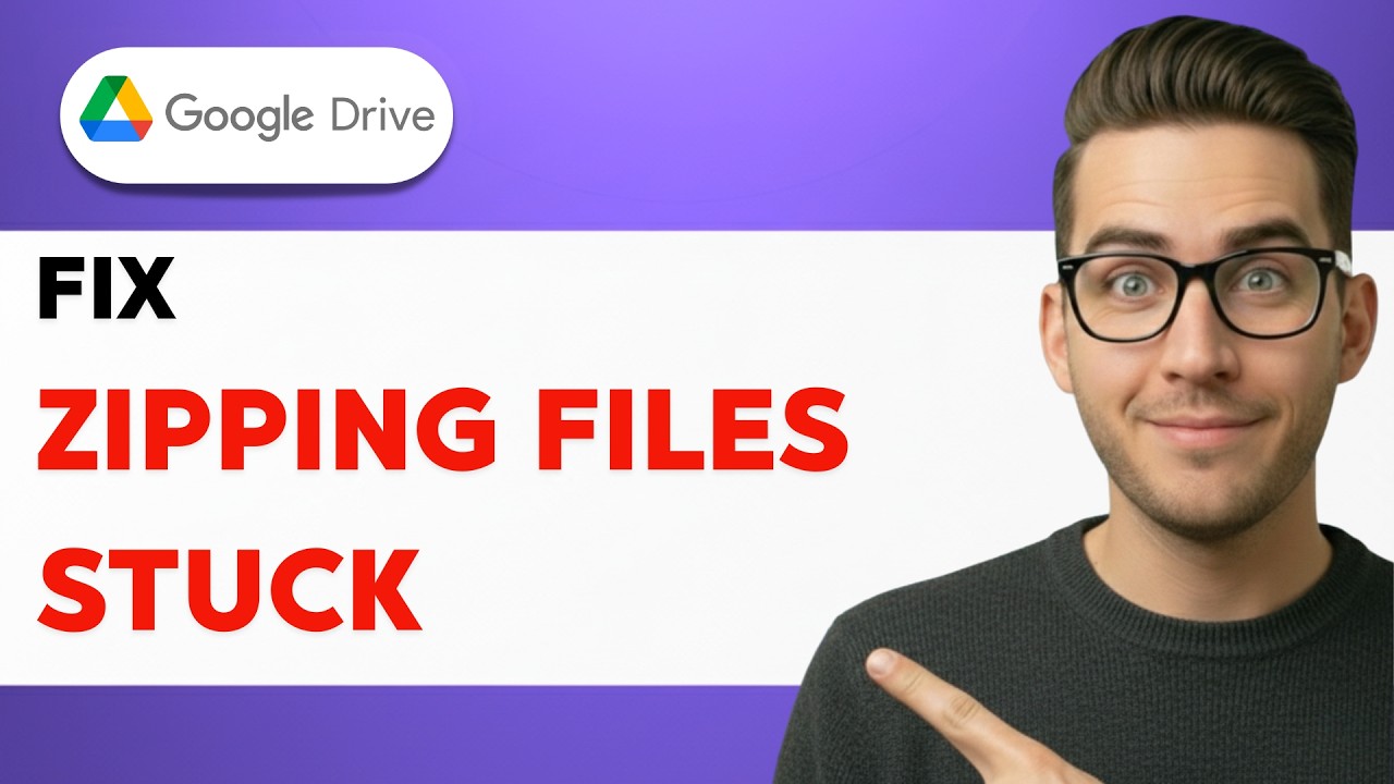 How to Fix Google Drive Zipping Files Stuck [2026 Full Guide] - YouTube