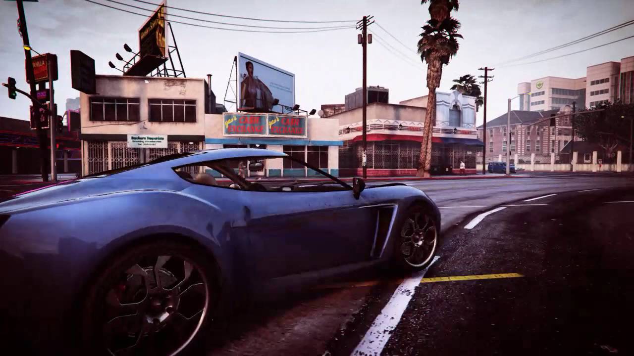 青いスポーツカー Youtube