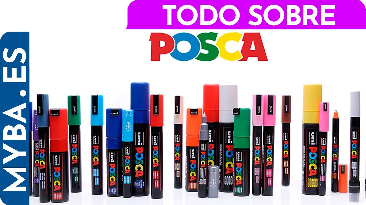 Plumones POSCA sirven😶👀??? Probando diferentes superficies / unboxing y  review 