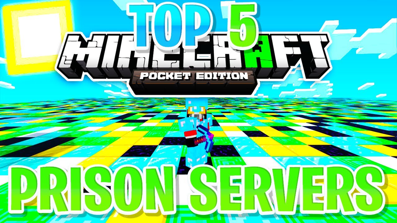 TOP 5 OP PRISON SERVERS MCPE (1.16+) | (Minecraft PE/Win10/Xbox/PS4/Switch)  - YouTube