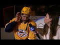 Fil Forsberg's Addresses Smashville After Being Named First Star of the Game: Dec 21 vs NYR