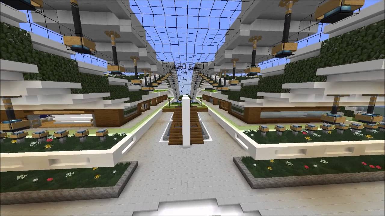 Minecraft Centre commercial Par Manu igloo :) - YouTube