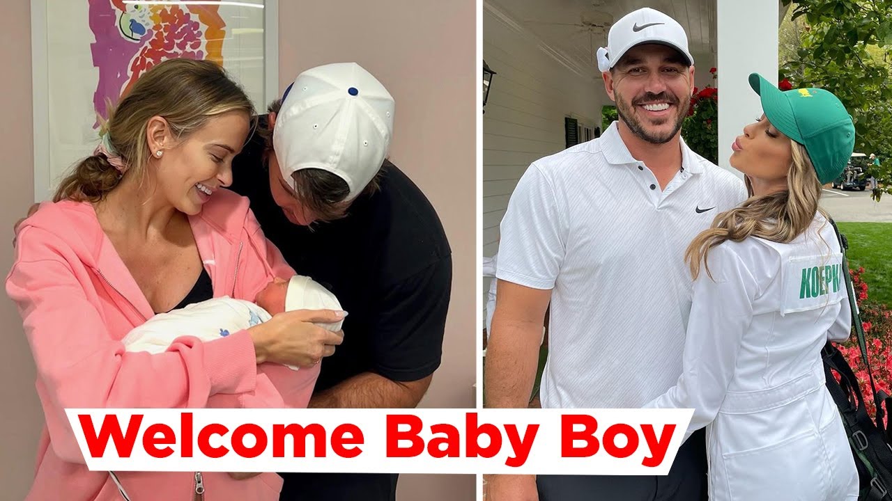 Brooks Koepka And Wife Jena Sims First Baby Together YouTube