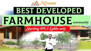 Best Developed Farm House community @ 9.5  Lakhs only | AssetGain Nirvana