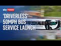 Tech: Self-driving bus opens to passengers in Scotland