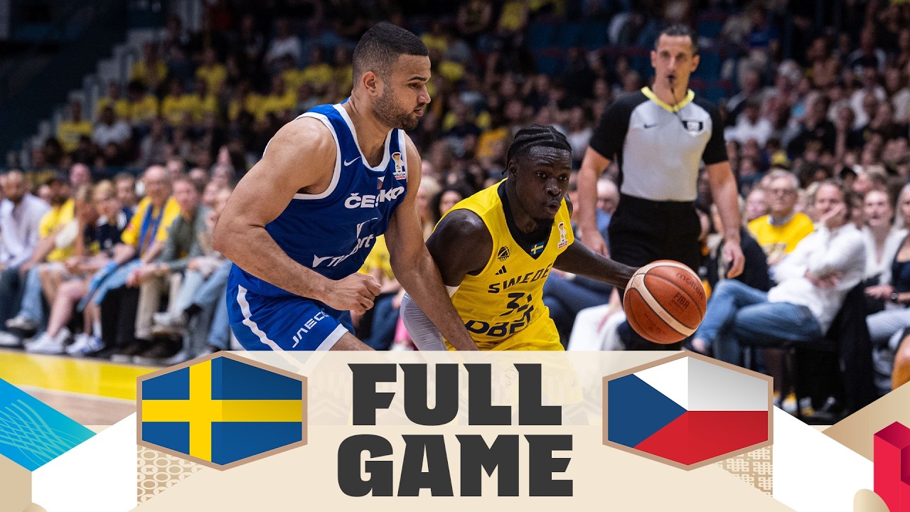 Sweden v Czechia | Full Basketball Game | FIBA Basketball World Cup 2027 European Qualifiers
