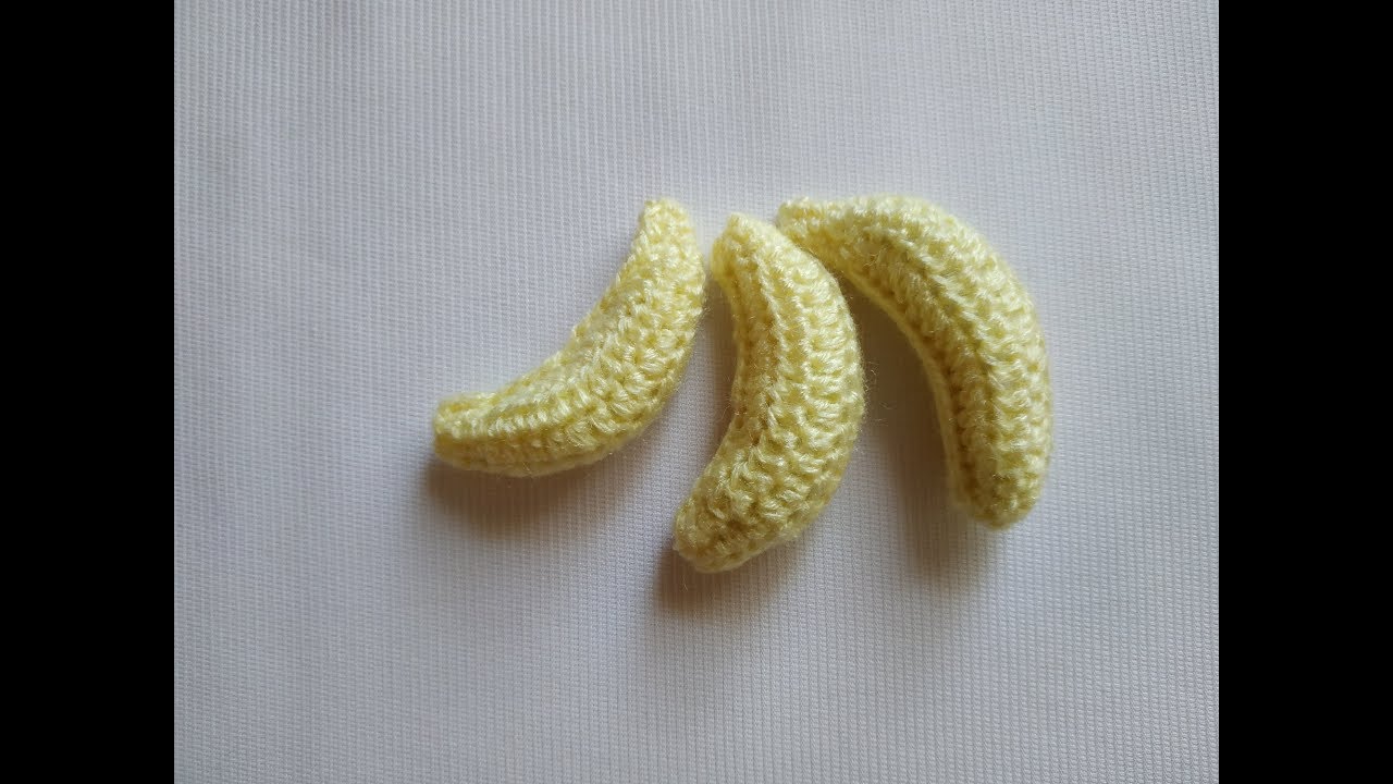 الموز بالكروشيه لتزيين أكسسوارات المطبخ