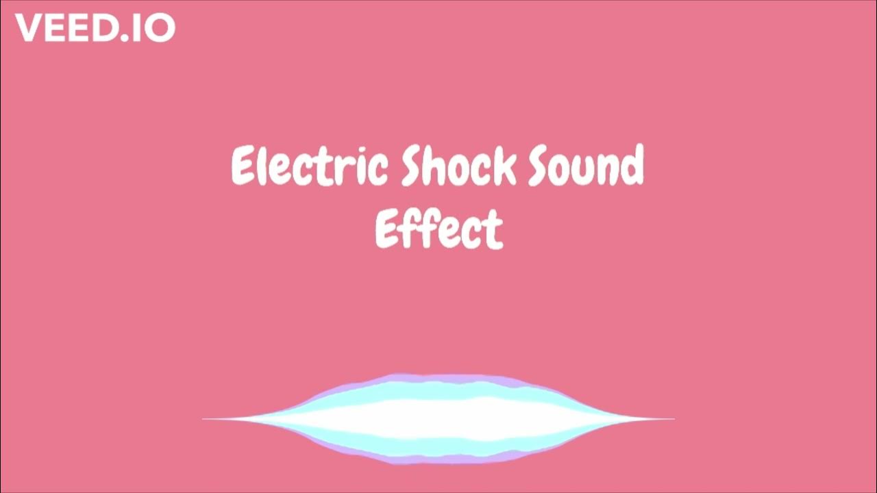 Electric Shock Sound Effect (reupload with better quality) YouTube