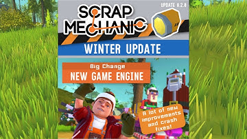 SCRAP MECHANIC winter UPDATE 0.2.0 Lights, Textures, new suspension