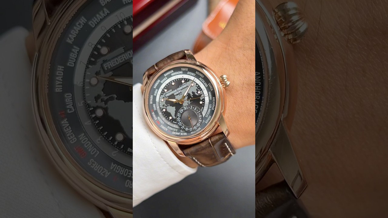 FREDERIQUE CONSTANT Classic WorldTimer Manufacture FC-718DGWM4H4 hiếm có khó tìm đã về 