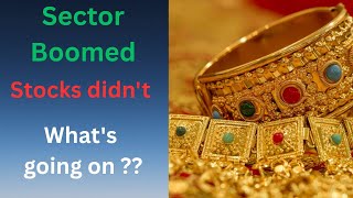 Why market ignoring Indian jewellery sector?? #sencogold #pngadgil #skygold #nifty