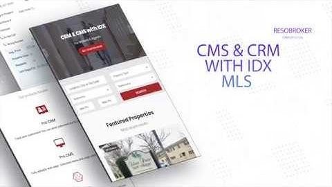 Reso IDX Broker - IDX with CRM, Professional Realtor & Broker Websites Limited time Offer