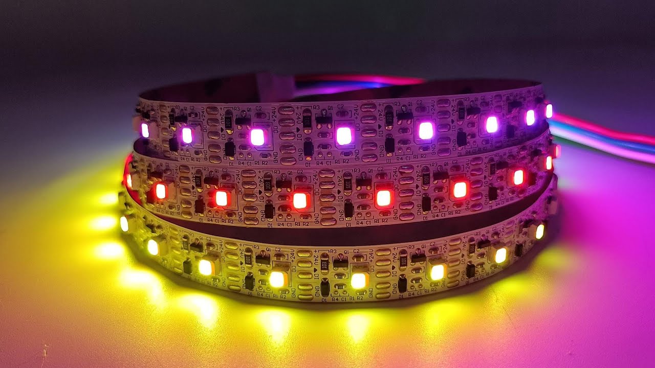 24V LED Strip Lights - Touch Series RGB LED Controller with Color Wheel