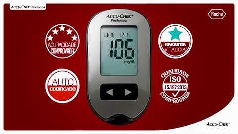 Linha Accu-Chek Performa para monitoramento da glicemia